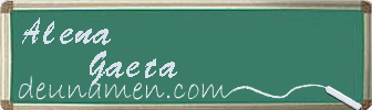 Alena Gaeta Visitenkarte